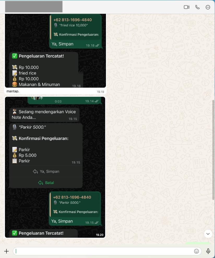 Testimoni WhatsApp Exflo